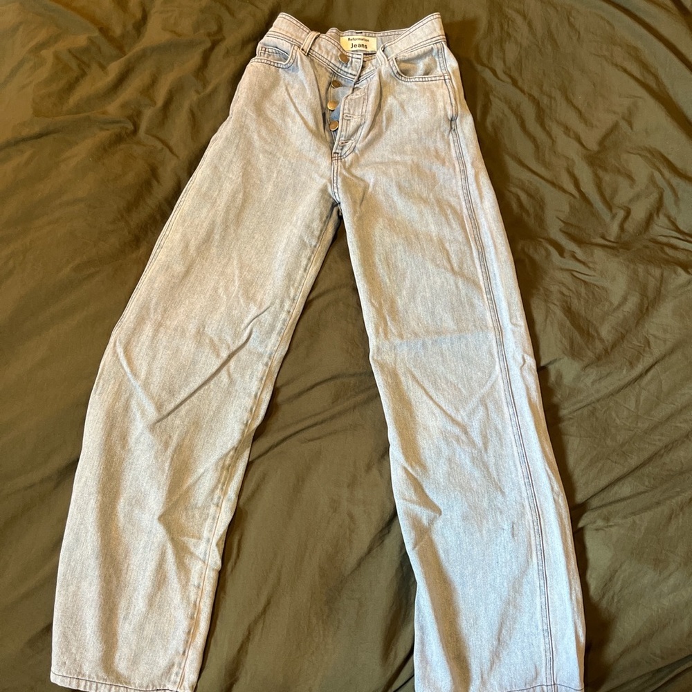 Reformation high waisted wide leg jeans- size 23-24! THESE RUN A LITTLE SMALL
